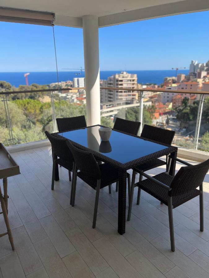 Grand 3 Pieces Avec Terrasse Vue Mer Tout Confort Beausoleil Bagian luar foto
