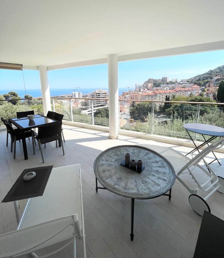 Grand 3 Pieces Avec Terrasse Vue Mer Tout Confort Beausoleil Bagian luar foto
